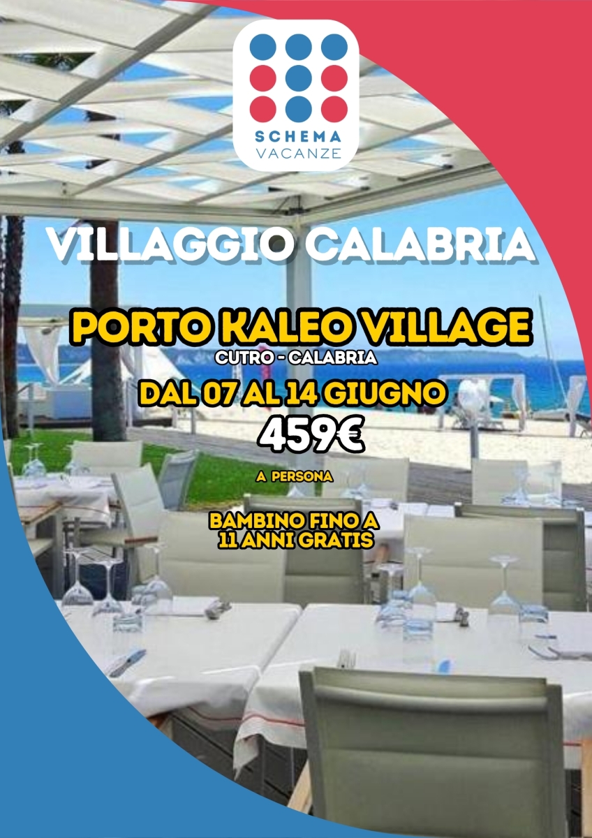 Porto Kaleo dal 7 al 14 giugno 2026