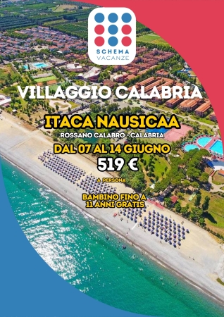Itaca Nausicaa dal 7 al 14 giugno 2026 Italia