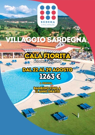 Cala Fiorita  dal 22 al 29  Agosto 2026 Italia